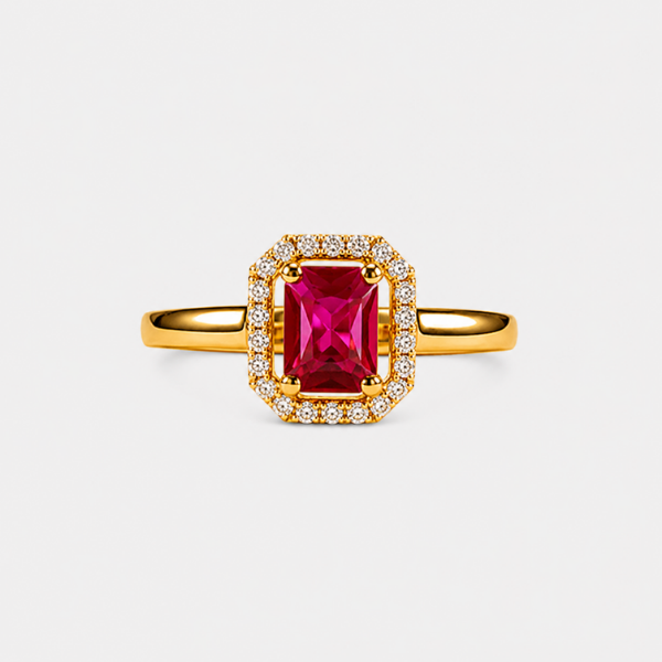 Diamond Ruby Ring